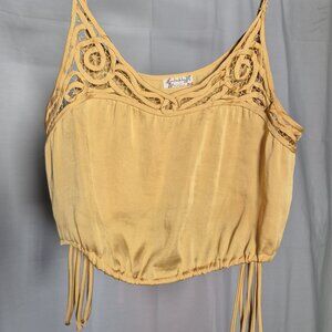 Free People Cute Silky Top Size Small ~ Women's